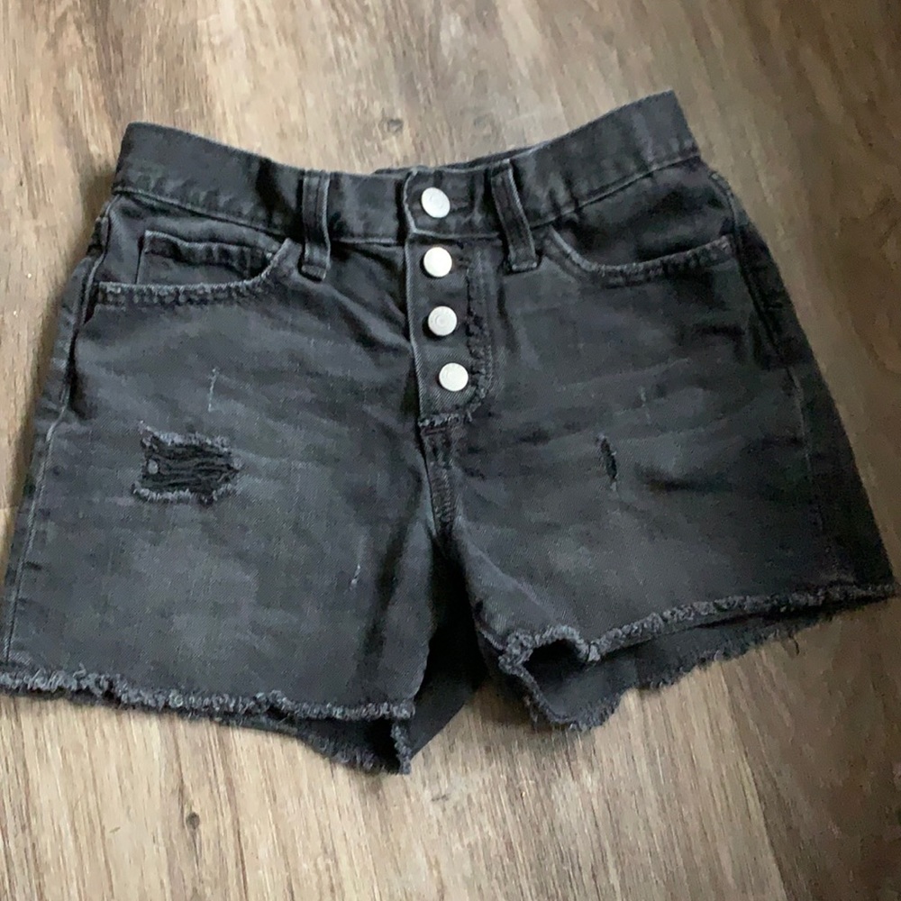 Girls old navy distressed shorts